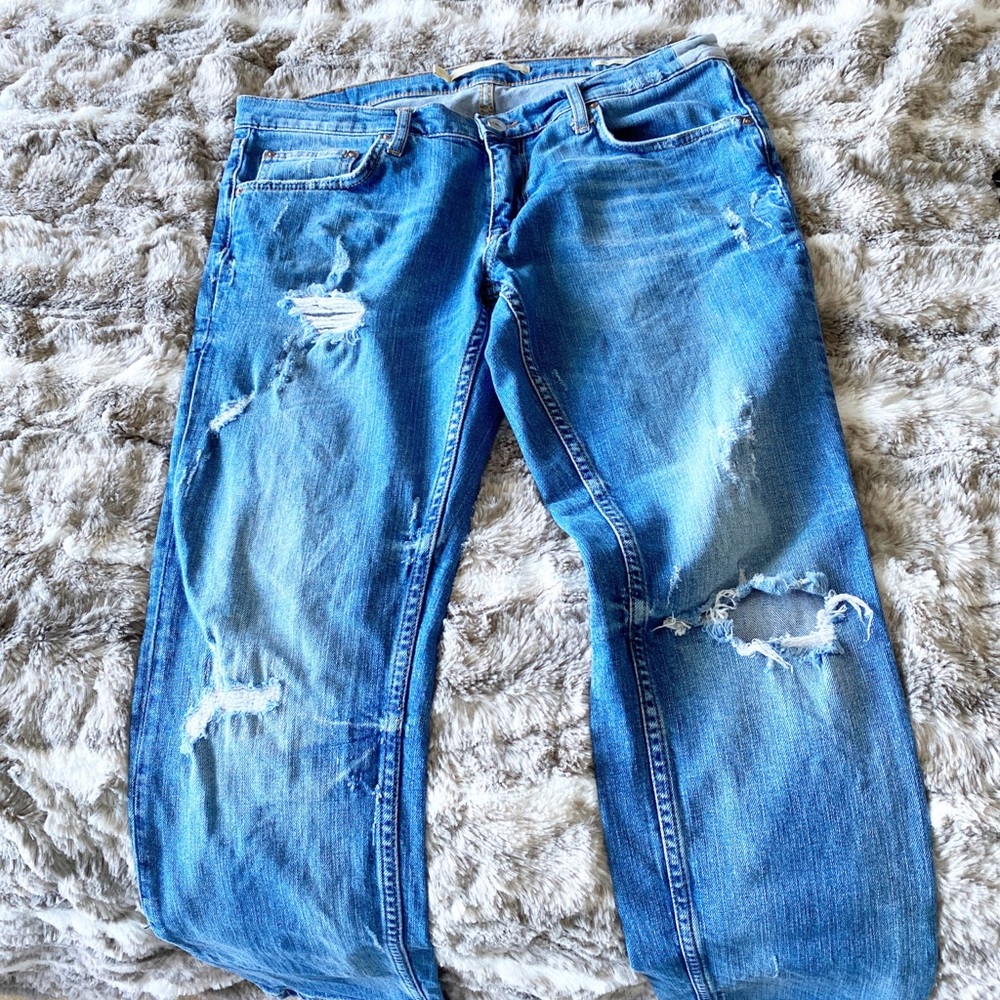 Zara crop jean